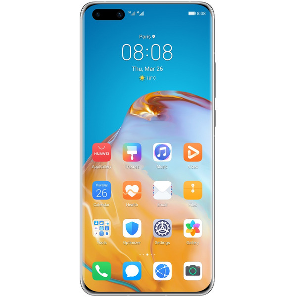 Смартфон Huawei P40 Pro (ELS-NX9) мерцающий серебристый