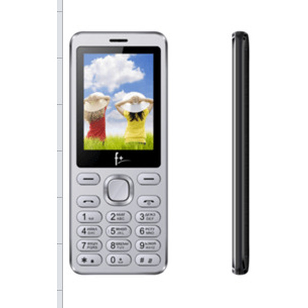 Мобильный телефон F+ S240 (серебристый)