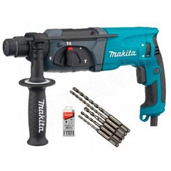 Перфоратор Makita HR2470X15 + набор буров