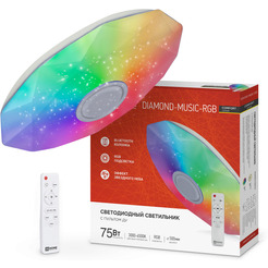 Светильник INhome COMFORT DIAMOND-MUSIC-RGB 75Вт с пультом