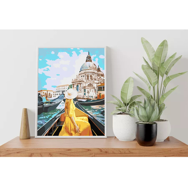 Картина по номерам PaintLine Девушка в Венеции 2037718621447