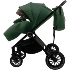 Детская универсальная коляска BubaGo BLOOM 2in1 BG 134-3 (зеленый)