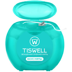 Зубная нить Tiswell с мятным вкусом (50м)