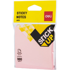 Блок для заметок с липким слоем DELI (А01302) 100 листов