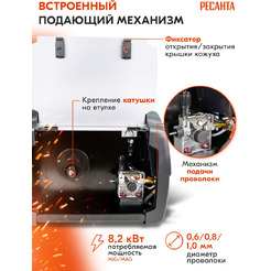 Сварочный инвертор Ресанта САИПА-220 Синергия (65/75)
