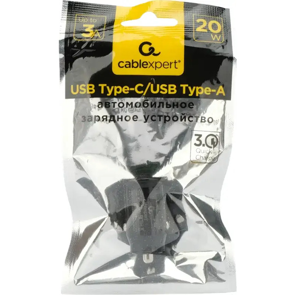 Автомобильное зарядное Cablexpert MP3A-UC-CAR23