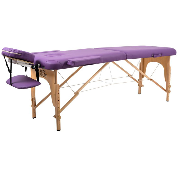 Массажный стол Atlas Sport Складной 2-с 60см 2D-60185/4 (фиолетовый)