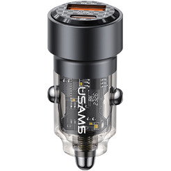 Автомобильное зарядное устройство USAMS CC208 60W (черный)
