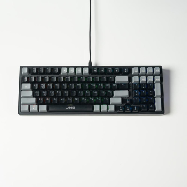Клавиатура JEGG ZA99 Black Grey Green (TNT Yellow)