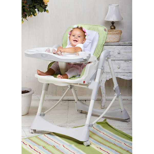 Стул для кормления Happy Baby William (зеленый)