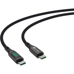 Кабель Atomic WOW100 USB-C-USB-C PD 100W 5A 30.391 (1.5м, черный)