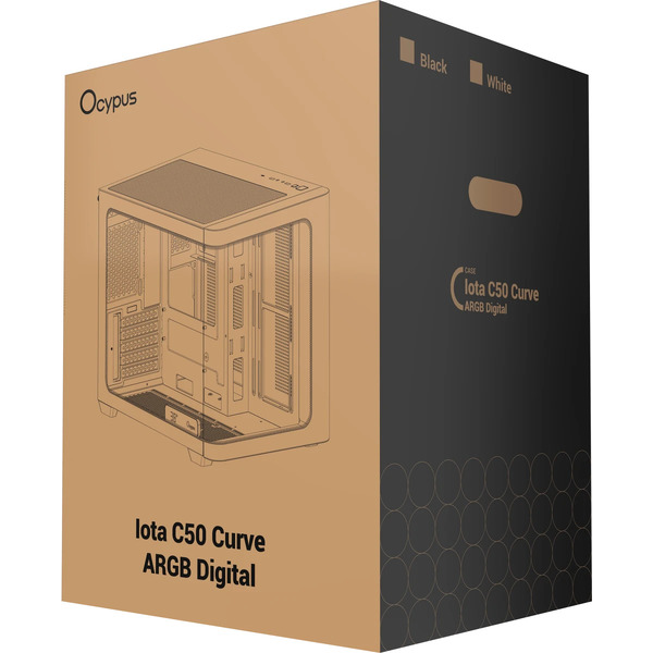 Корпус Ocypus Iota C50 Curve BK ARGB