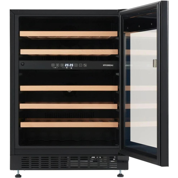Винный шкаф Hyundai HBWC 0862 DUT (чёрный)