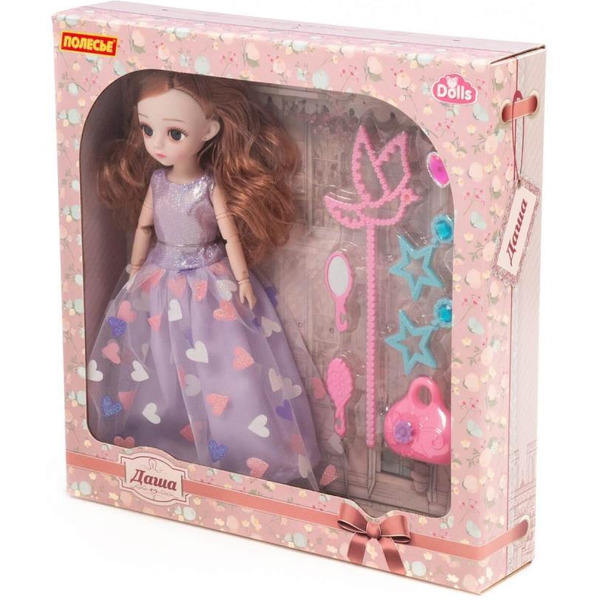 Кукла Полесье Даша в бальном платье + аксессуары 03052 (в коробке №3)