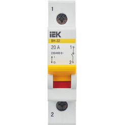 Выключатель нагрузки IEK ВН-32 1Р 20А MNV10-1-020