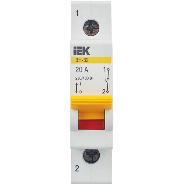 Выключатель нагрузки IEK ВН-32 1Р 20А MNV10-1-020