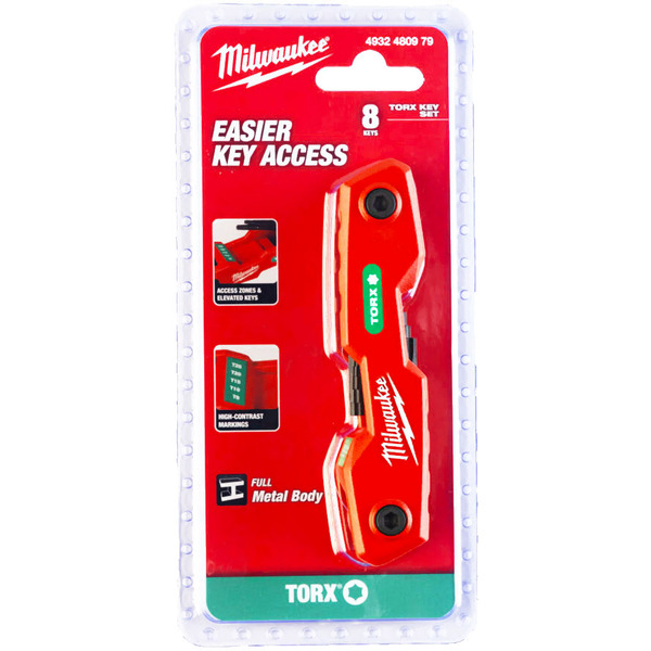 Набор ключей Milwaukee Torx Т9-Т40 4932480979 (8шт)