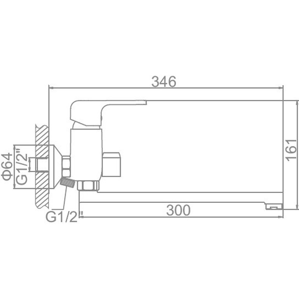 Смеситель Ledeme L2244