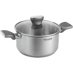 Кастрюля с крышкой  RONDЕLL Escurion Grey RDS-1194
