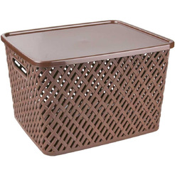 Корзина Альтернатива Плетенка М3553 (коричневый)