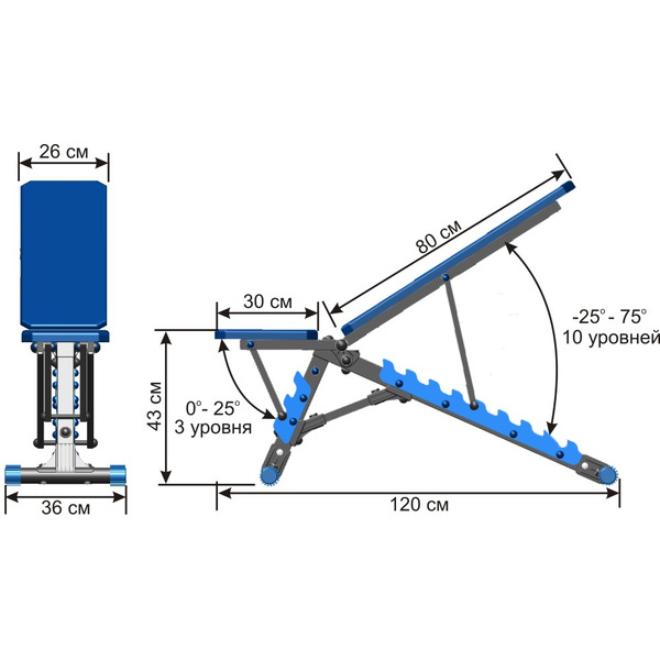 Силовая скамья Leco IT Pro гп027015