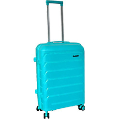 Чемодан DoubleW YF-PP02 (L, голубой)