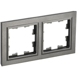 Рамка IEK Brite РУ-2-БрШ