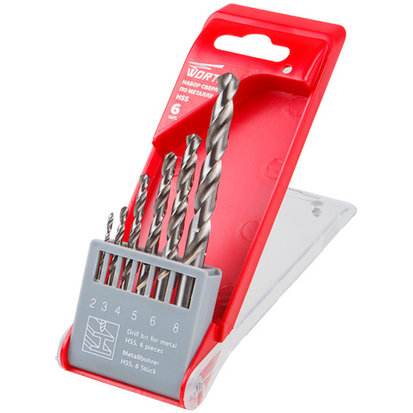 Набор сверл WORTEX WDBS2008M10611