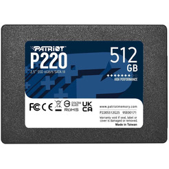 Твердотельный накопитель (SSD) PATRIOT P220S512G25