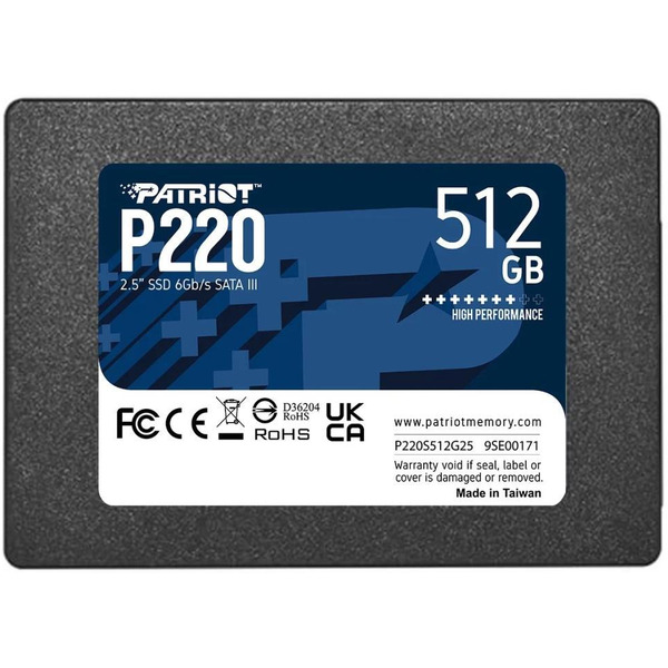 Твердотельный накопитель (SSD) PATRIOT P220S512G25
