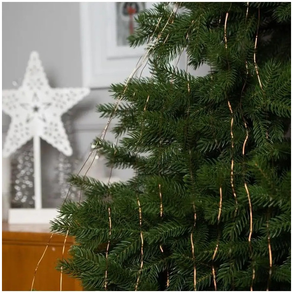 Светодиодная гирлянда Luazon Конский хвост 5206139 (теплый белый)