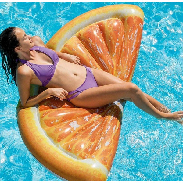 Надувной плотик INTEX "Апельсиновая долька" 58763EU