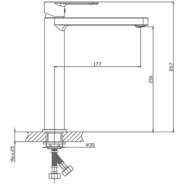 Смеситель Haiba HB11617