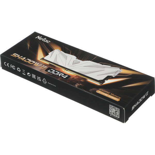 Оперативная память Netac Shadow II White 16ГБ DDR4 3200МГц NTSWD4P32SP-16W