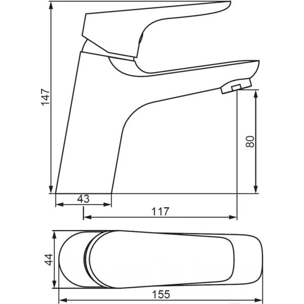 Смеситель Damixa Jupiter 770210001