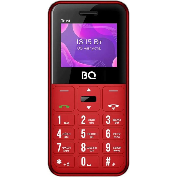 Мобильный телефон BQ 1866 Trust (красный)