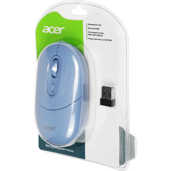 Мышь Acer OMR301 (синий)
