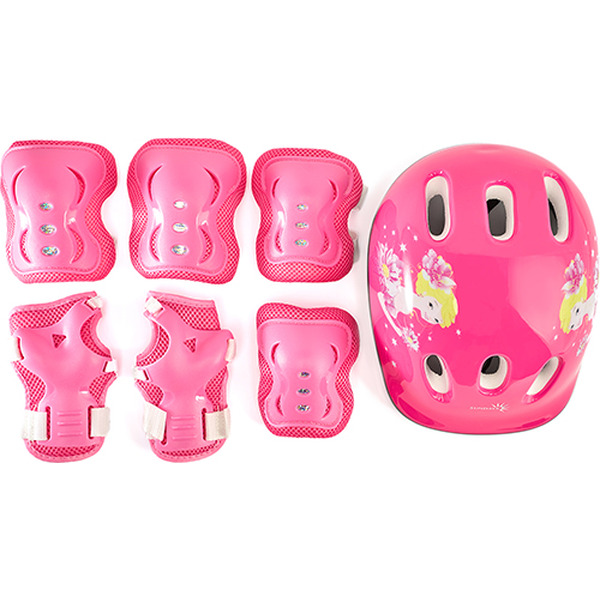 Роликовые коньки Sundays PW-153B-5D (р 37-40) розовый