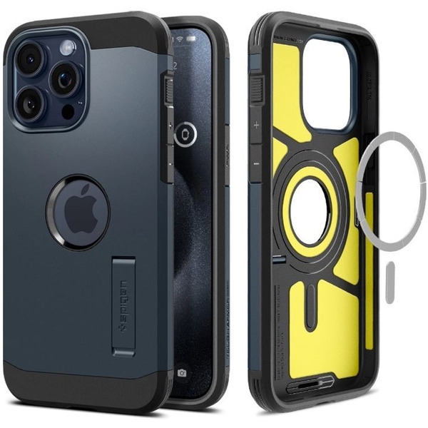 Чехол для телефона Spigen Tough Armor (MagFit) для iPhone 15 Pro ACS06734 (темно-синий)