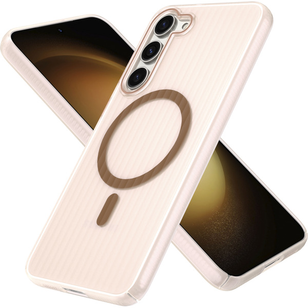 Задняя накладка CASE Translucent Strip Samsung Galaxy S23 Plus, золотой