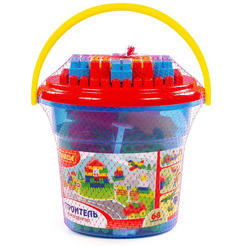 Конструктор Полесье "Строитель" "Макси" 24392 (68 элементов)