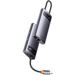 Док-станция Baseus StarJoy 4-Port Type-C Hub Adapter WKWG070113