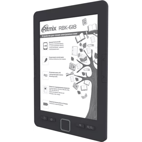 Электронная книга Ritmix RBK-618
