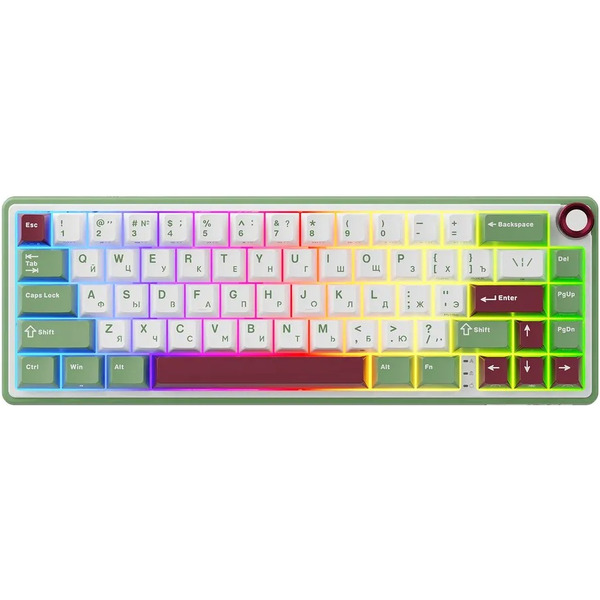 Клавиатура Royal Kludge R65 (Green Sand, RK Brown)