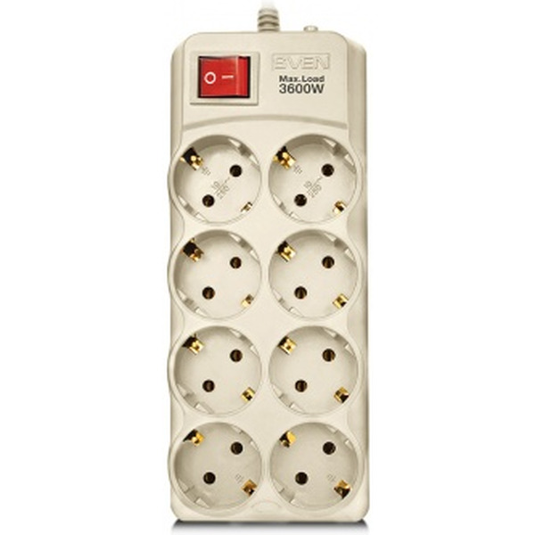 Сетевой фильтр SVEN SF-08-16 (серый)