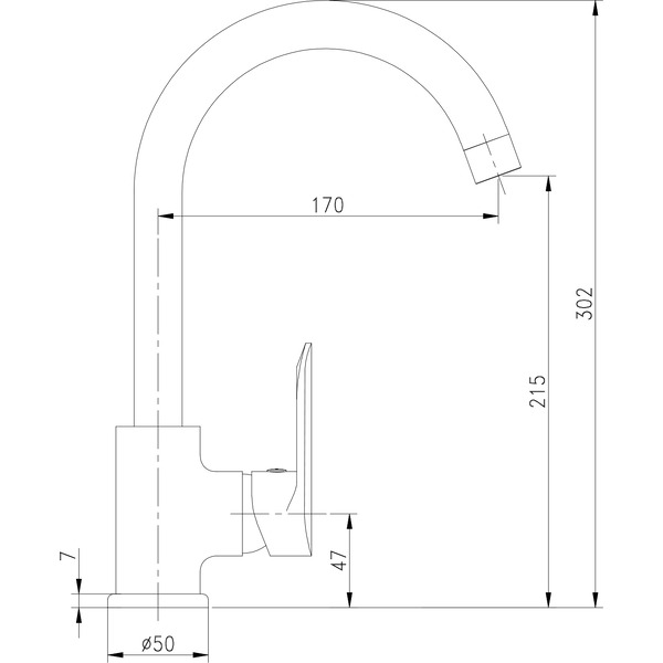 Смеситель Lauter Atrio 21DF1508