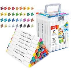 Набор маркеров для скетчинга Deli Color Emotion E70803-36
