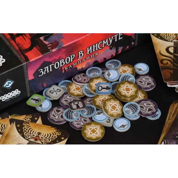 Настольная игра Мир Хобби Ужас Аркхэма. Карточная игра: Заговор в Инсмуте: Кампания 952063