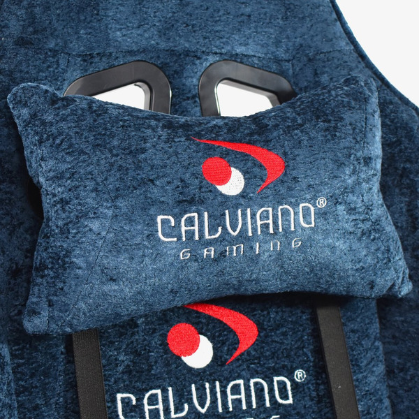 Вибромассажное кресло Calviano Nero (blue plush)