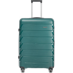 Чемодан DoubleW YF-PP02 с расширением (L, темно-зеленый)